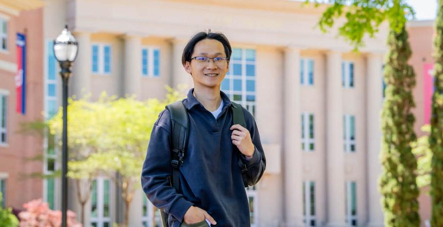 Paul Nguyen, an engineering and music student at the University of South Alabama, earned a 2024 Goldwater Scholarship based on his undergraduate research in protein biophysics.

